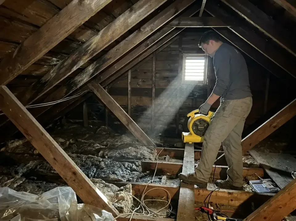 attic-water-damage-drying-proc-007 — frequently asked questions, Emergency Water Extraction & 24/7 Flood Response in South V…